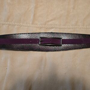 Women's Purple and Black Belt